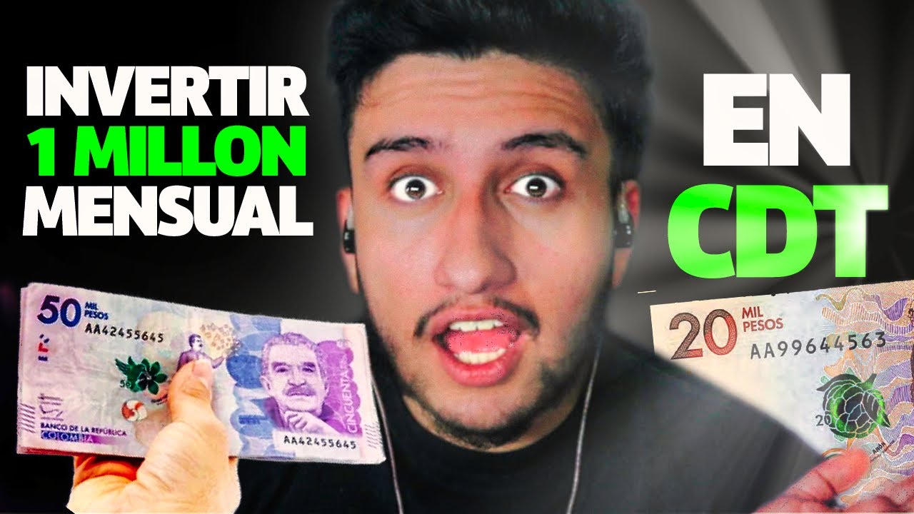 Qué pasa si inviertes $1 millón mensual en CDT