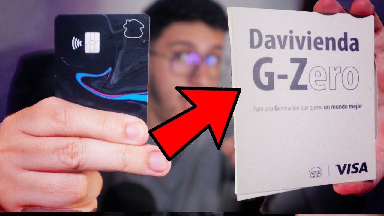 Tarjeta G-Zero de Davivienda: unboxing y análisis